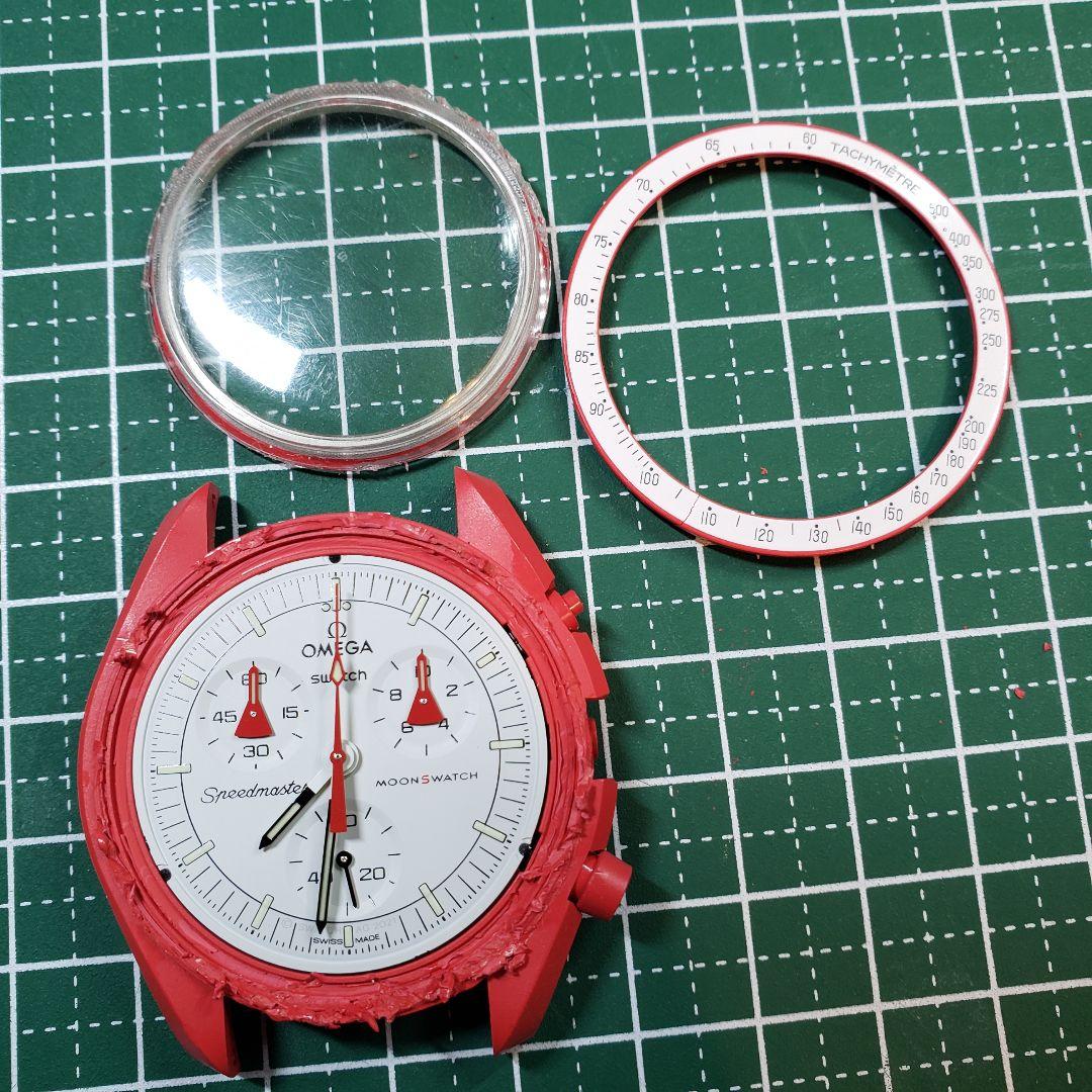 【正規品カスタム】OMEGA×Swatch MARS マーズ オメガスウォッチ