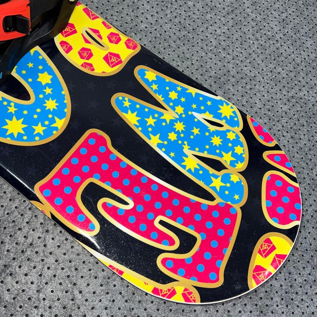 数回使用 キッズスノーボード IGNIO 140cm＋バイン＋レースブーツ