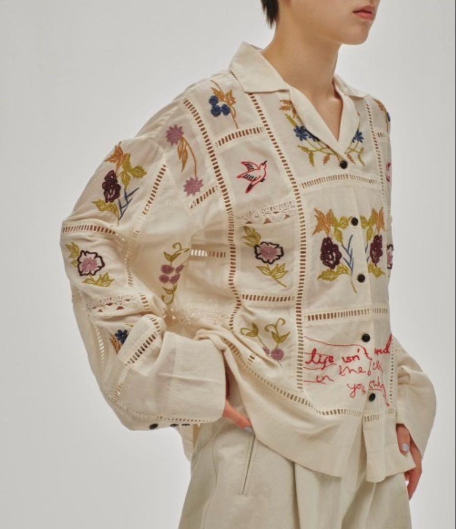 【完売商品】Embroidery Patchwork Shirts
