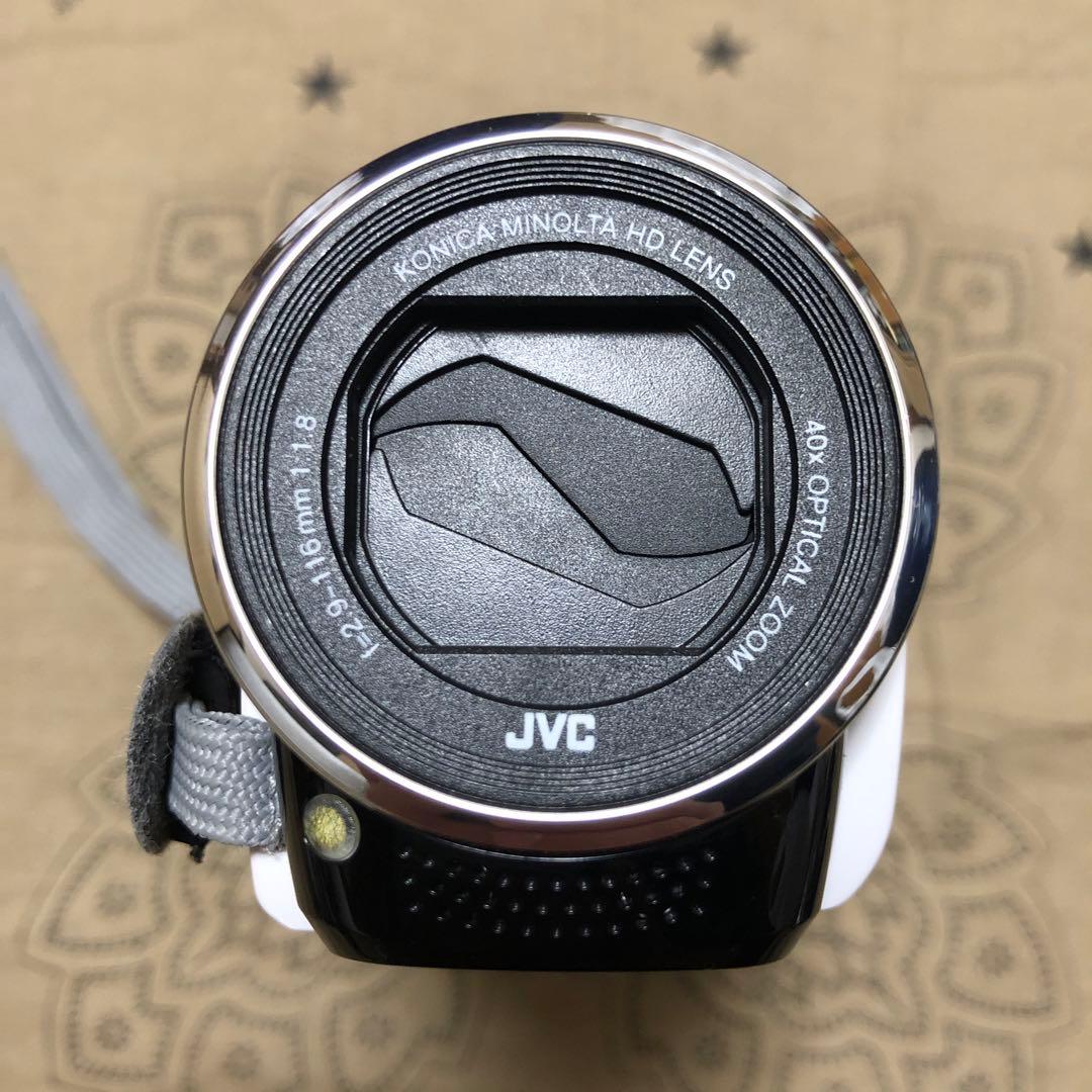 美品 JVC Everio GZ-E265 ホワイト ビデオカメラ