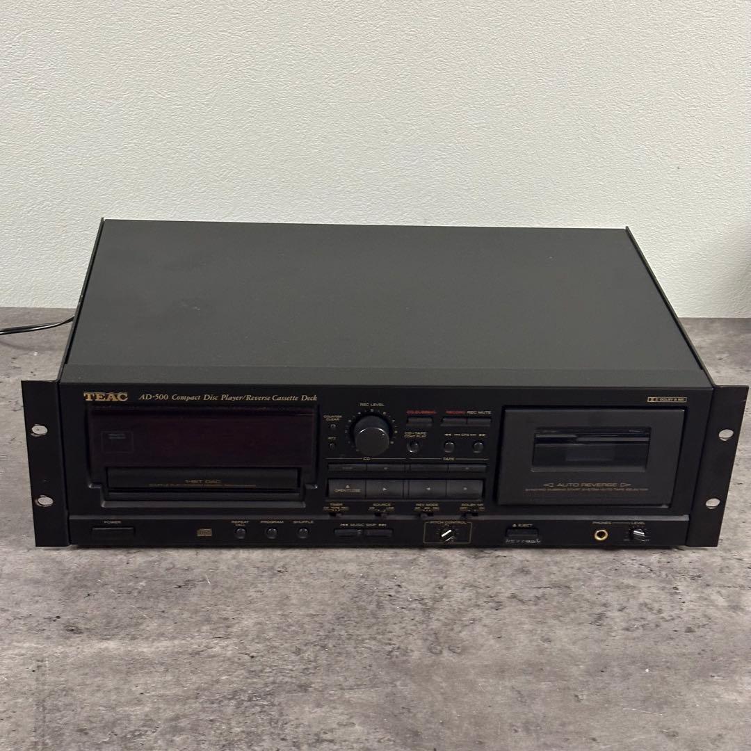 TEAC AD-500 CDプレーヤー カセットデッキ