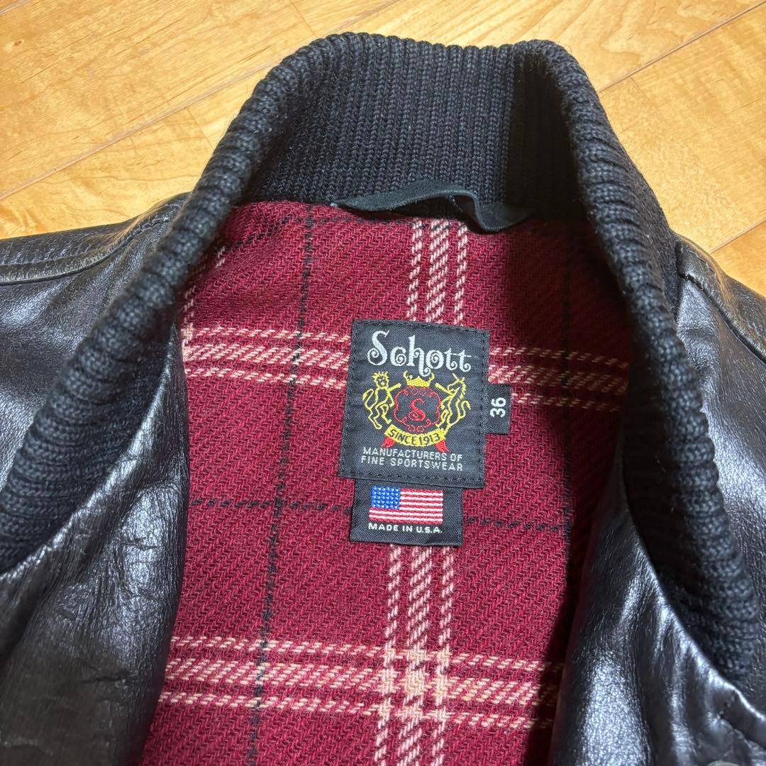 Schott 667US D-POCKET シングルライダース