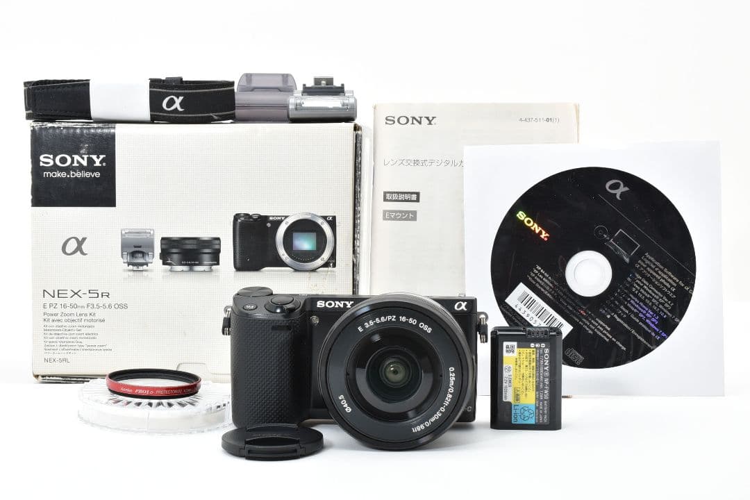 極美品 ソニーSONY NEX-5Rミラーレス一眼 selp1650レンズセット