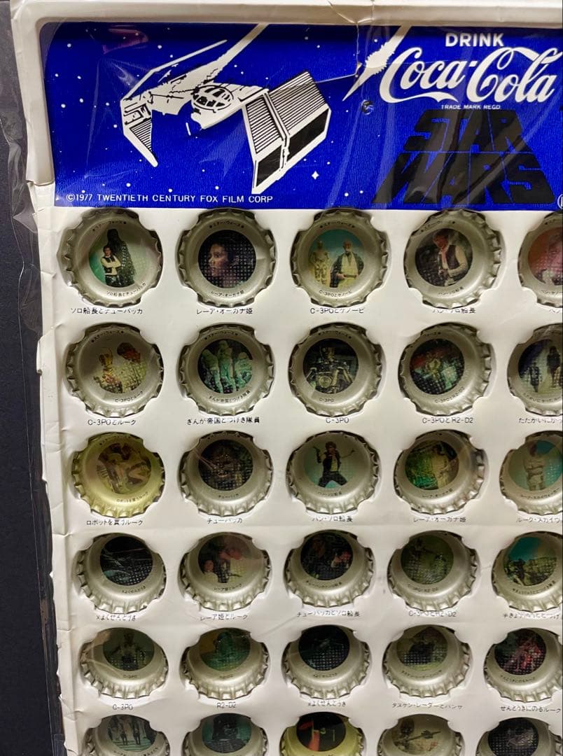 コカ・コーラ 王冠 スターウォーズ 全50種コンプリート台紙付