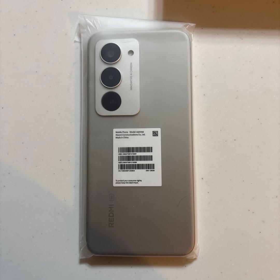 未使用 REDMI 15 5G スマホ チタングレー4GB/128GB