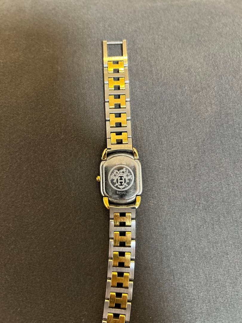 HERMES エルメス ラリー 腕時計 レディース ホワイト文字盤】