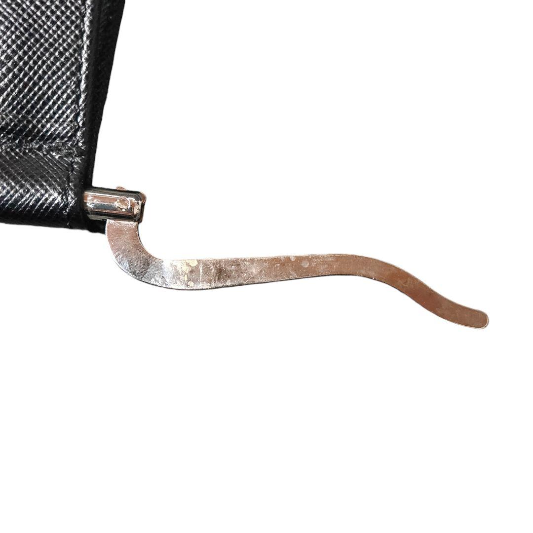 Giorgio Armani アルマーニ マネークリップ レザー 黒 箱付き