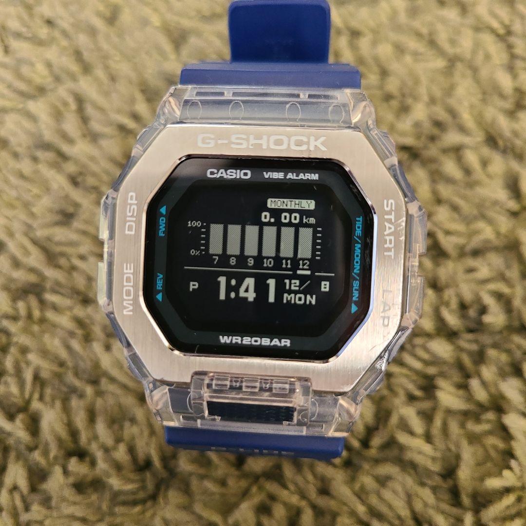 G-SHOCK GBX-100S-2JF ブルー　スケルトン