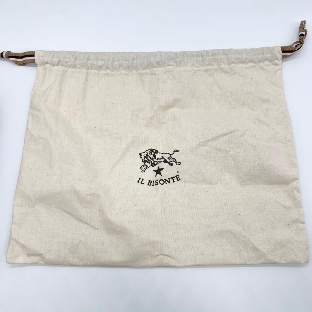 【現行モデル✨美品】イルビゾンテ　ボディバッグ　メタルバックル　レザー　濃茶