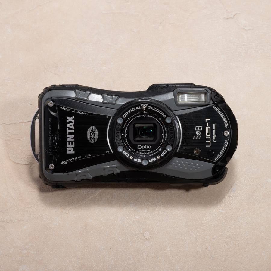 【防水カメラ】PENTAX Optio WG-1 GPS ブラック×グレー