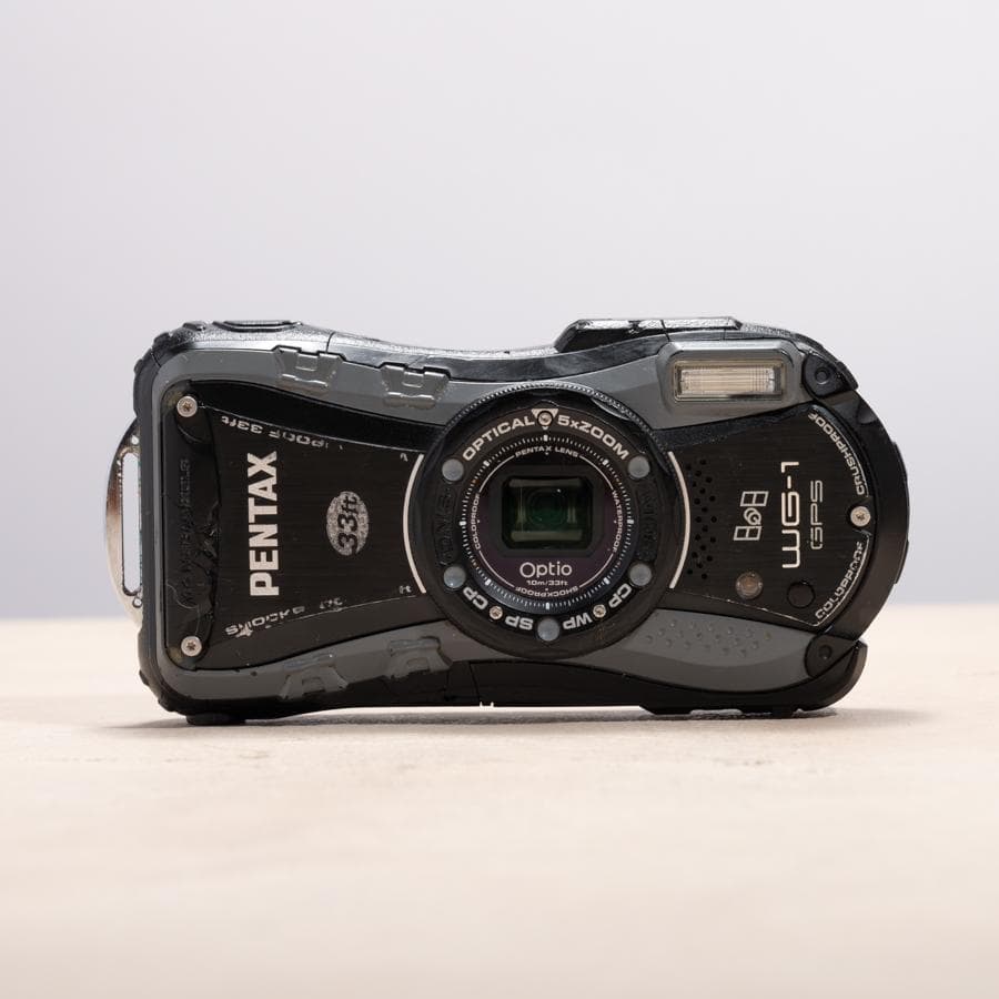 【防水カメラ】PENTAX Optio WG-1 GPS ブラック×グレー