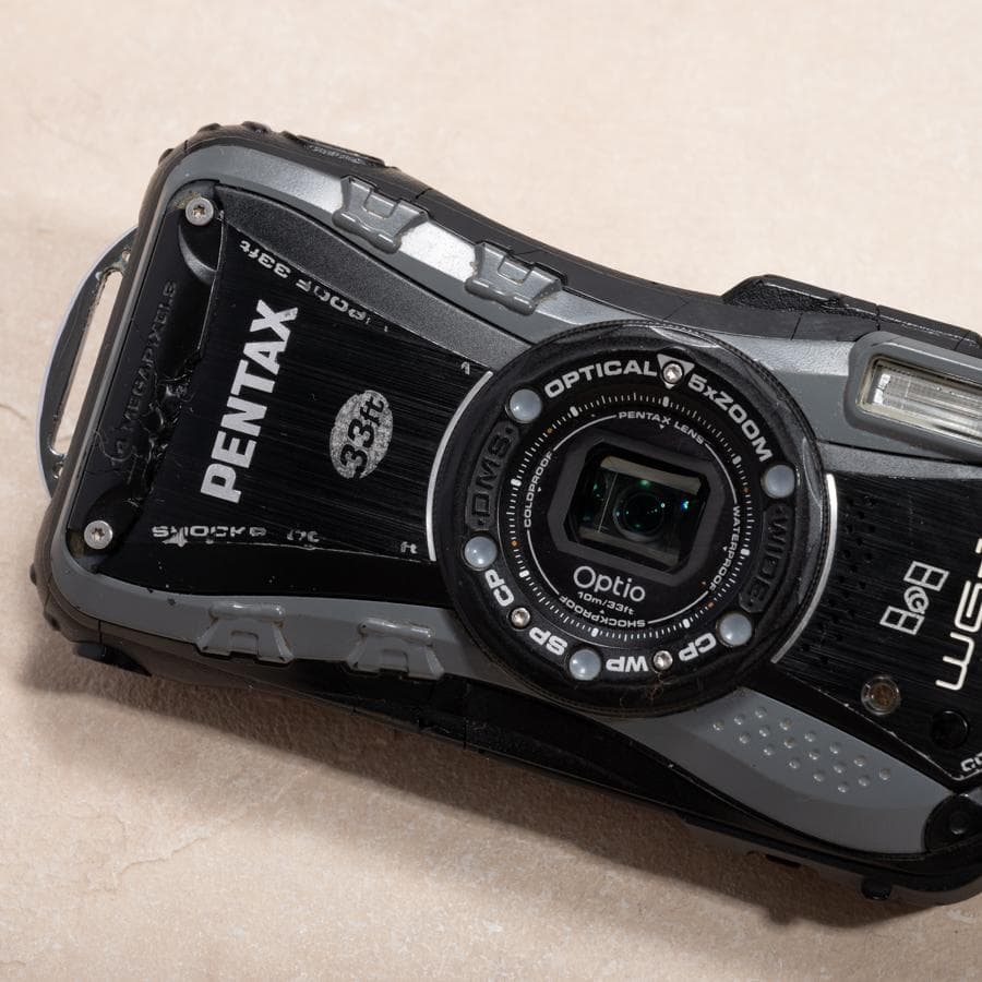 【防水カメラ】PENTAX Optio WG-1 GPS ブラック×グレー