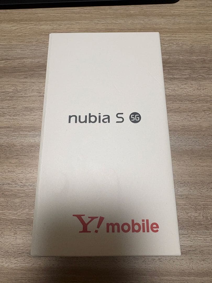【新品】 nubia S 5G ZESCK2ホワイトsimフリー　ワイモバイル