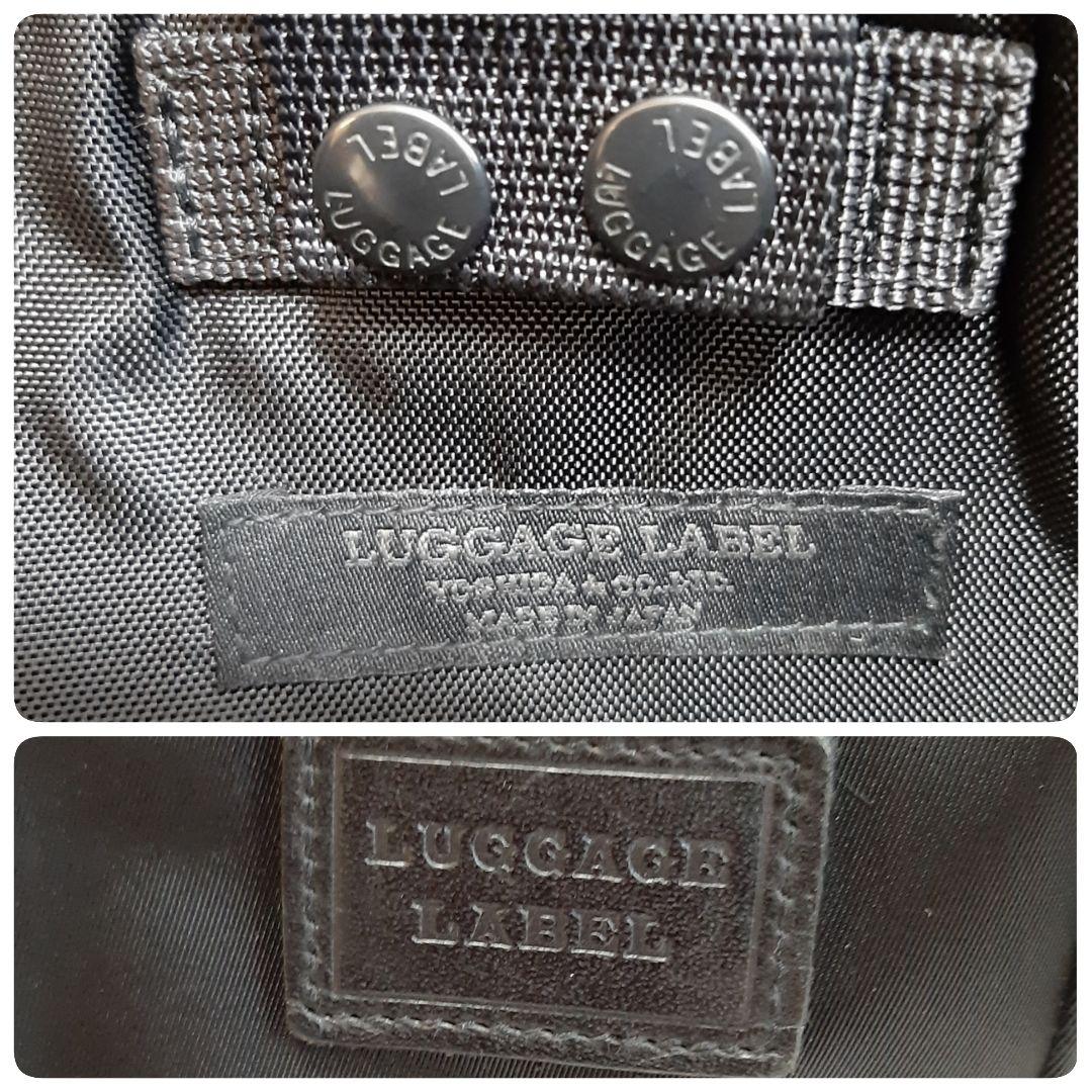 未使用に近い LUGGAGE LABEL 3WAY 黒 A4 ビジネスバッグ