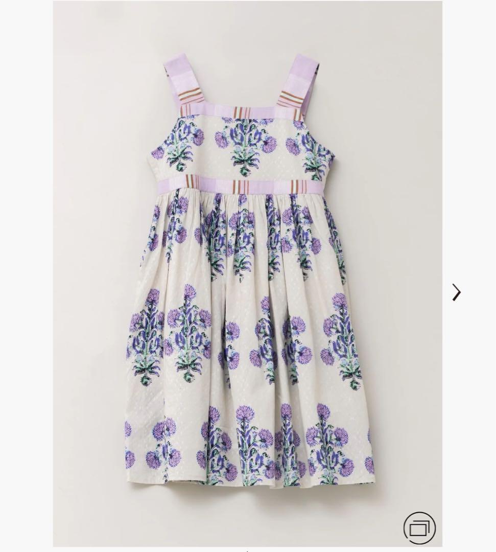 【ne Quittez pas】マリーゴールドキッズSドレス　親子リンクコーデも