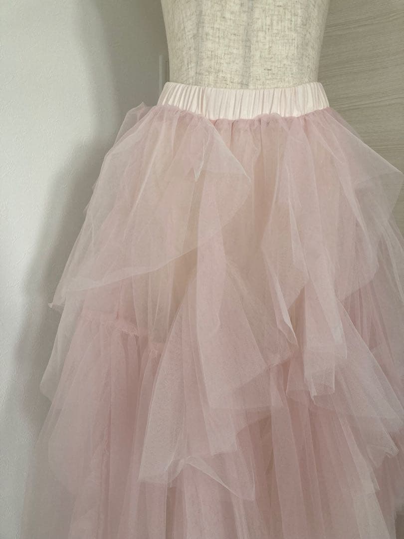 Lily ボリュームチュールスカート　ラベルエチュード
