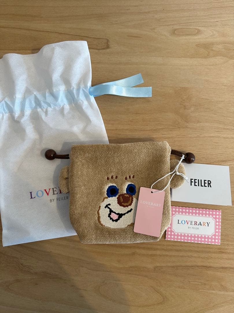 FEILER テディ　巾着　ポーチ