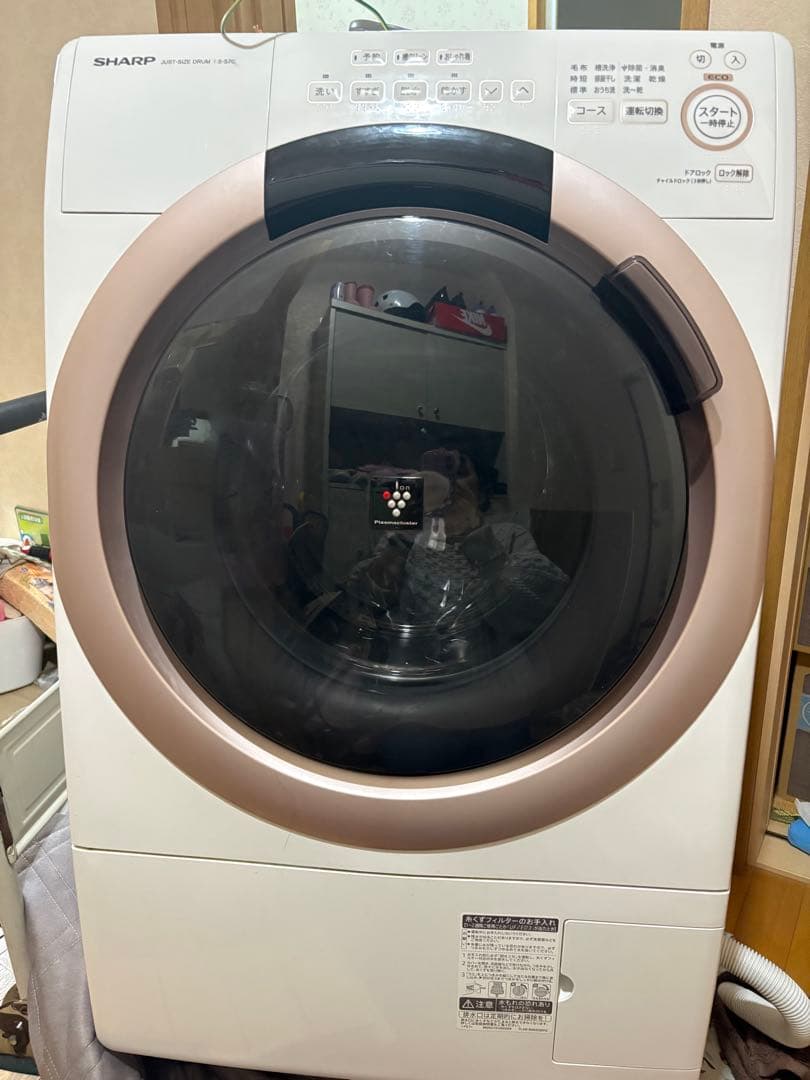 今月中で削除　2022年　シャープ　SHARP ドラム式　 洗濯機　ES-S7G