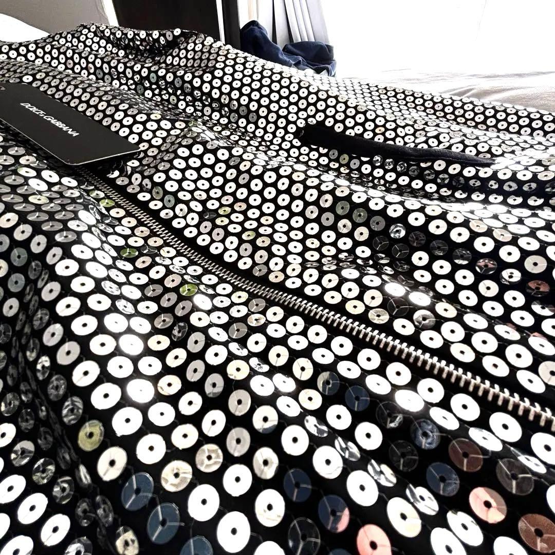 ■未使用品 ドルチェ＆ガッバーナ ボンバージャケット/ブルゾン・スパンコール