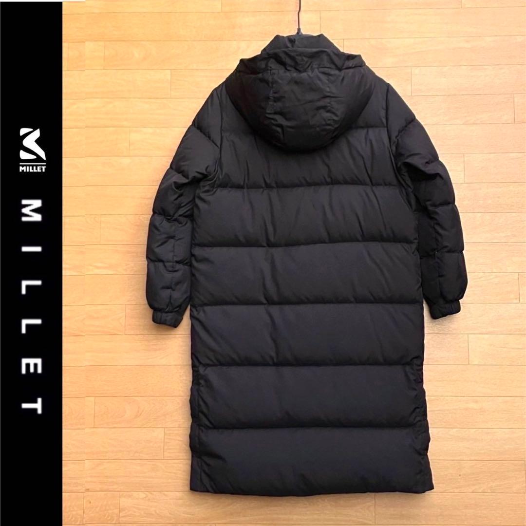 ミレー ダウンコート L ロングダウンジャケット ブラック ベンチコート