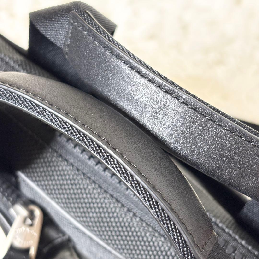 美品 COACH 2wayビジネスバッグ ブラック 6705