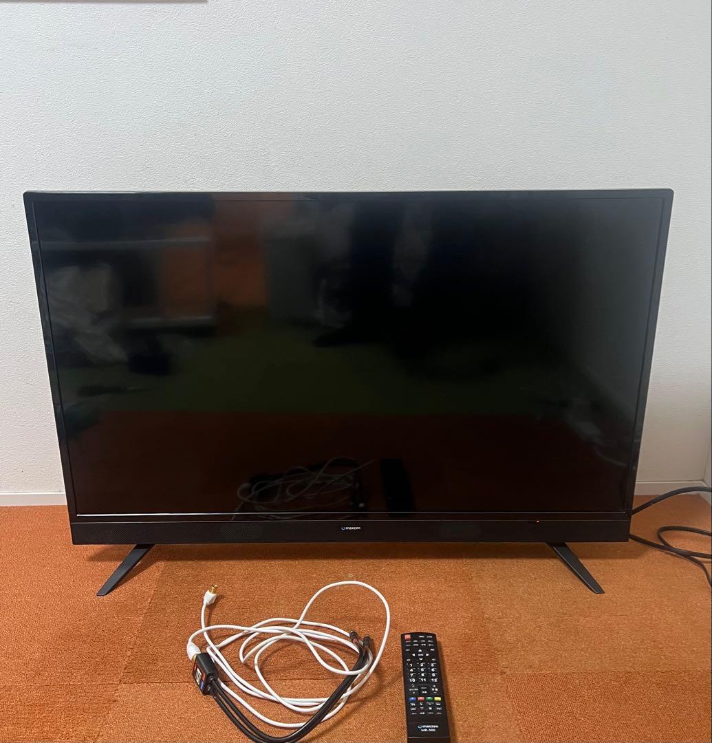 マクスゼン LED液晶テレビ 40V型 2019年製 Wチューナー搭載