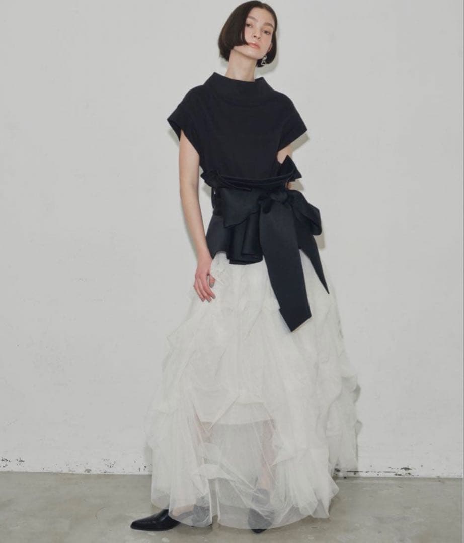 【最終値下げ】ラベルエチュード　チュールスカート
