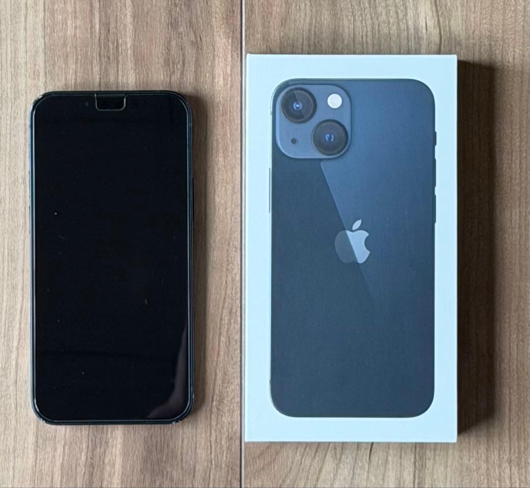 iPhone13mini 512gb バッテリー100% おまけ付　ミッドナイト