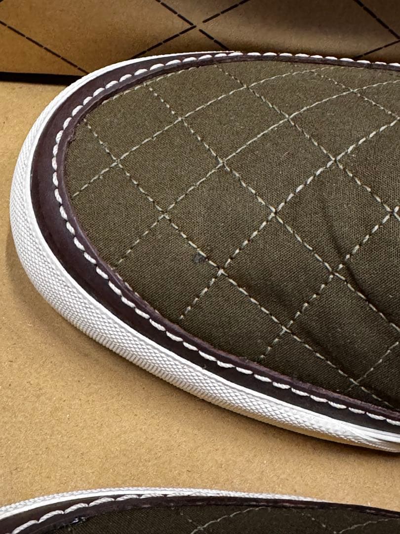 29cm Vans × Barbour Classic Slip On バブアー