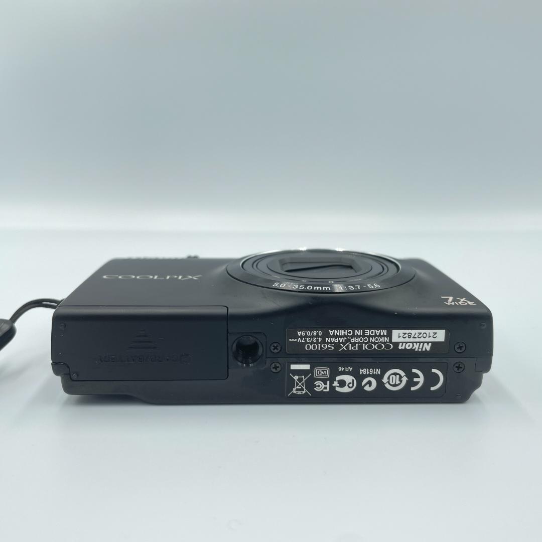 【動作品・転送特典無料あり】Nikon coolpix S6100 BLACK