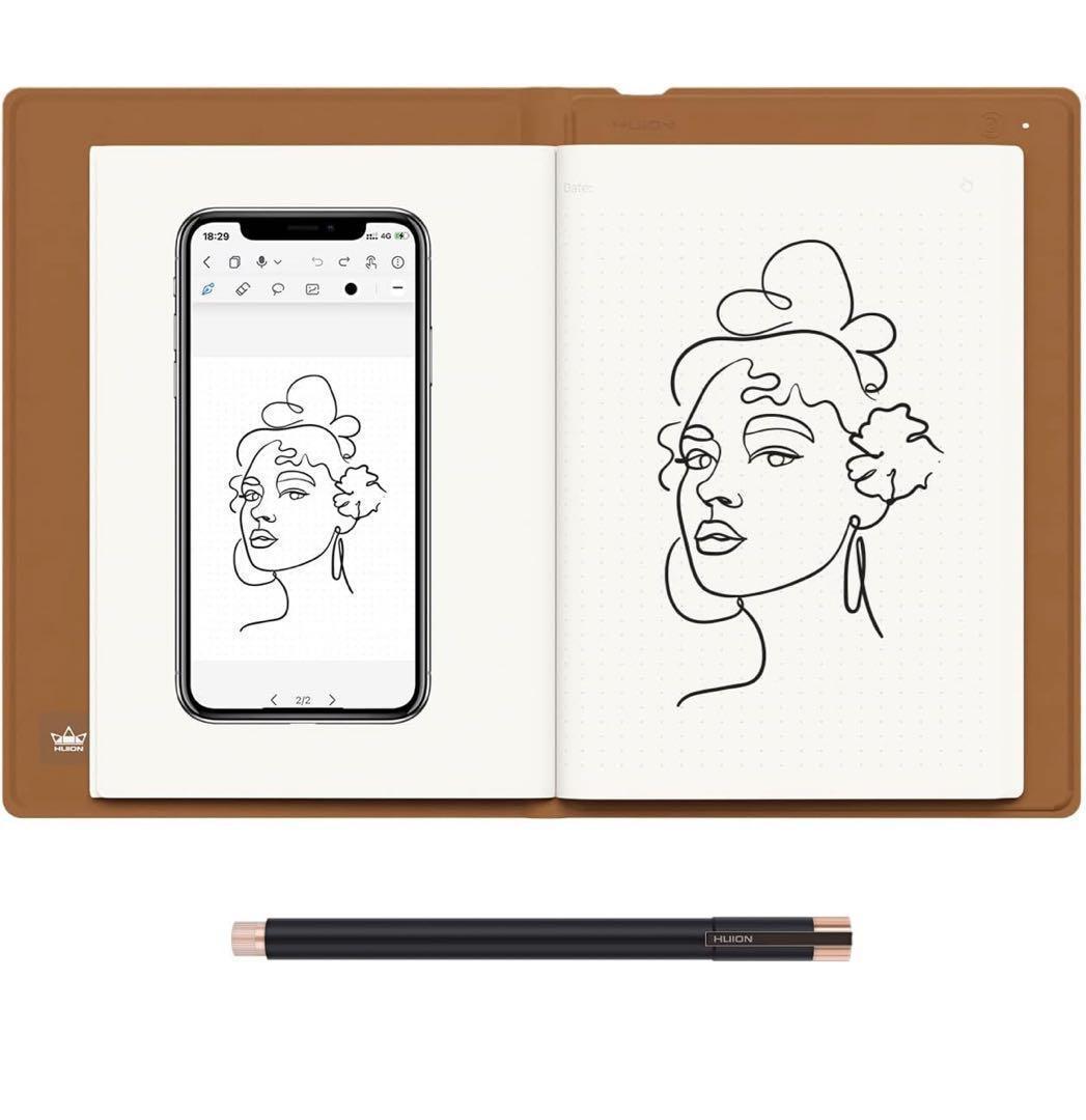 261007 HUION NOTE アナログデジタルノート 一台二役　A5サイズ