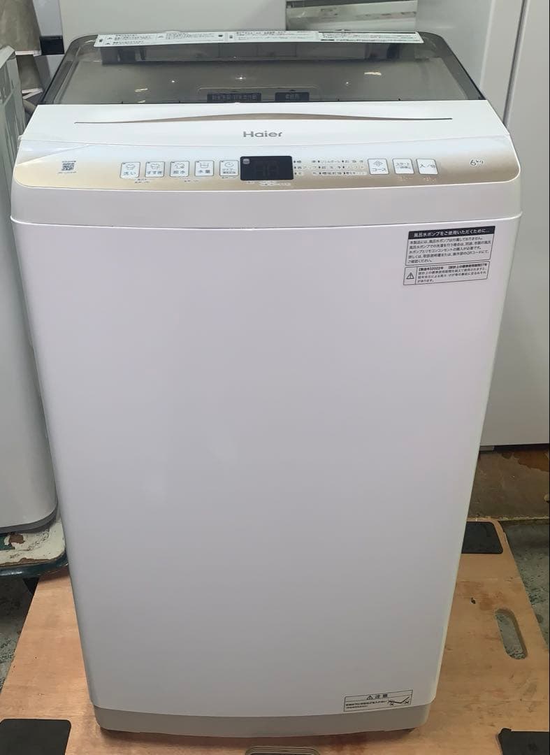 10r113. Haier ハイアール 6kg 全自動洗濯機 JW-U60HK