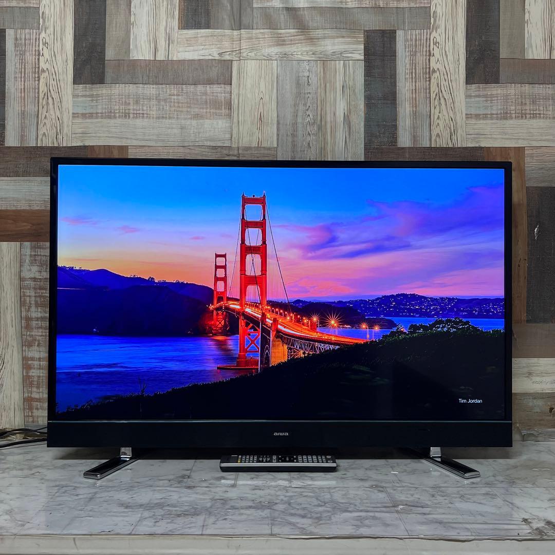 即日受渡割❣️全国送料込アイワ液晶テレビ43型 /4K対応Wチューナーで裏番組対応