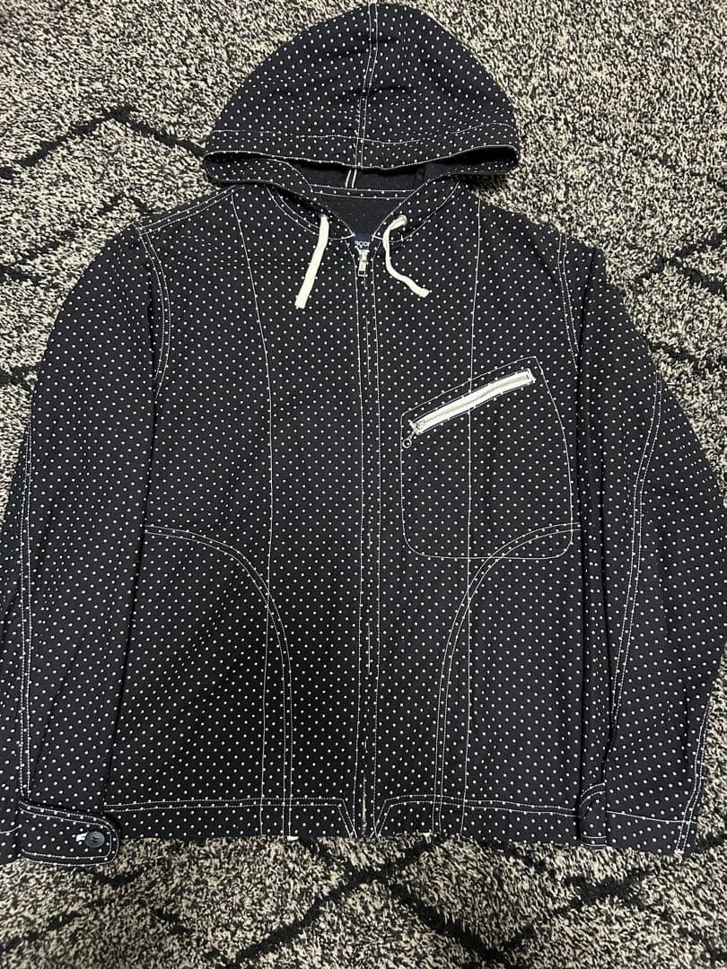 COMME des GARÇONS HOMME ドット柄　フーディ