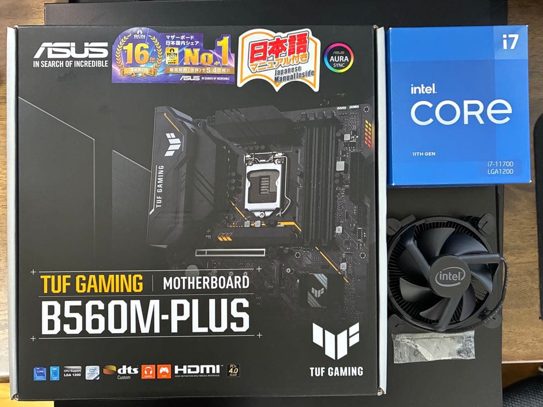 i7-11700 ＋ ASUS TUF Gaming B560M-PLUS