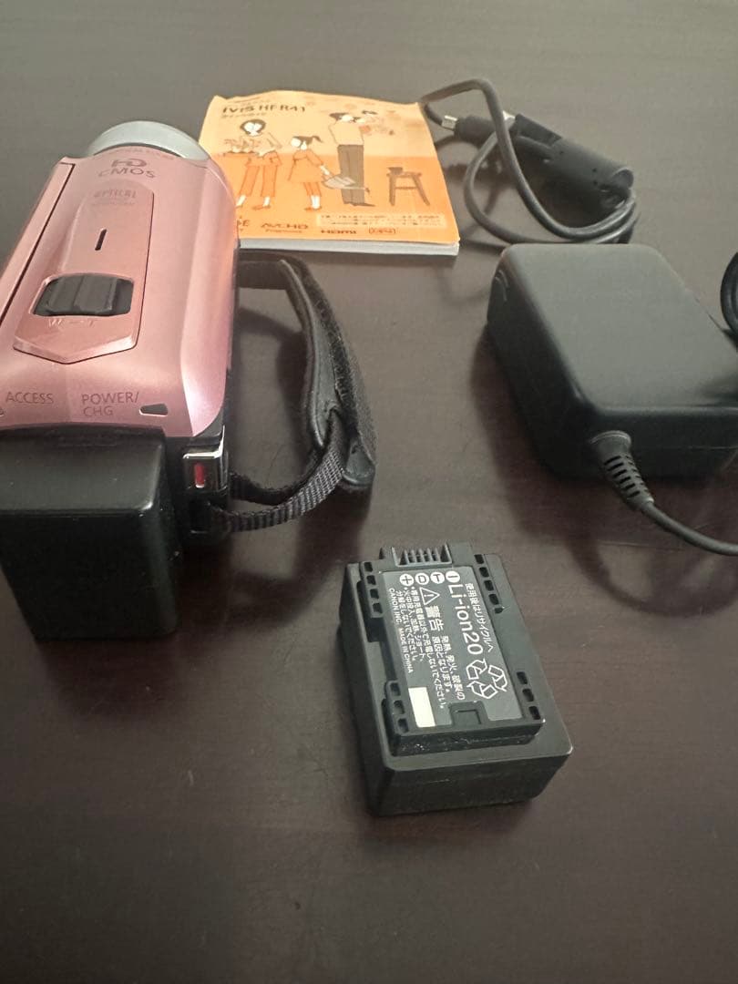 Canon iVIS HF R41 ビデオカメラ 純正バッテリー2個付き