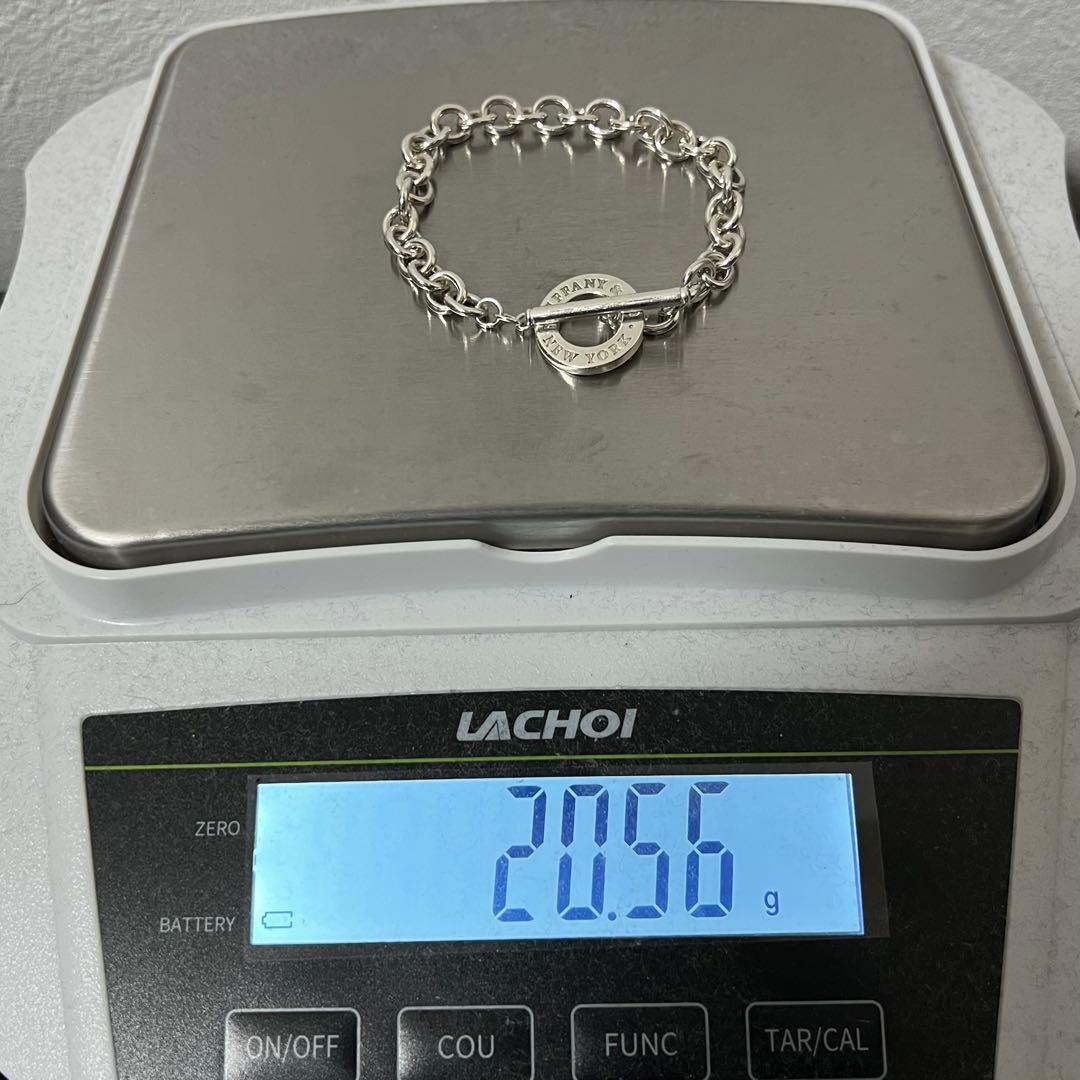 ティファニー TIFFANY ドーナツリンク トグル ブレスレット Ag925