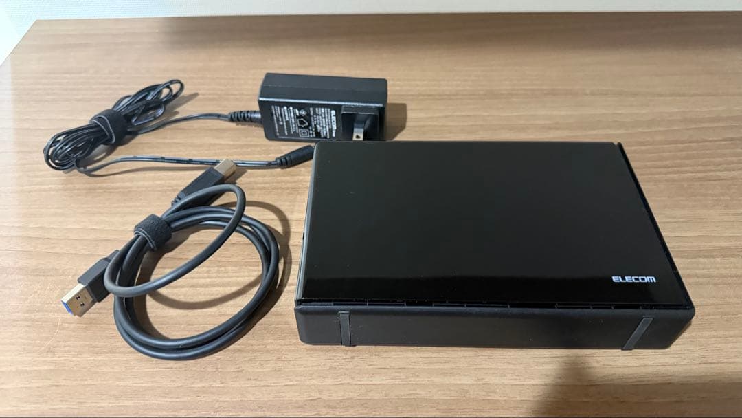 エレコム6TB外付けHDD SeeQVault対応 ELD-QEN060UBK