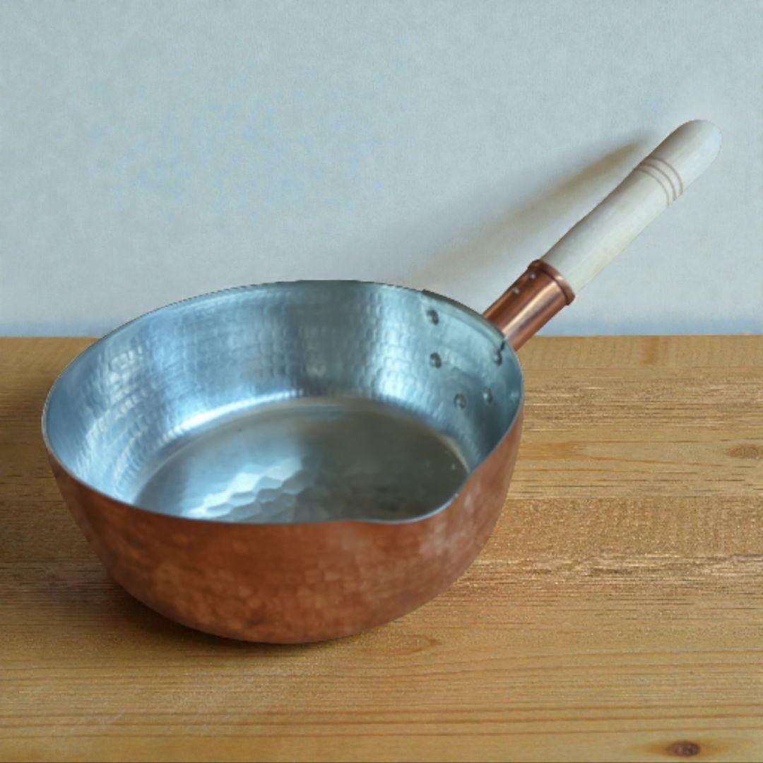 【未使用 自宅保管品】銅雪平鍋 21cm 百貨店購入