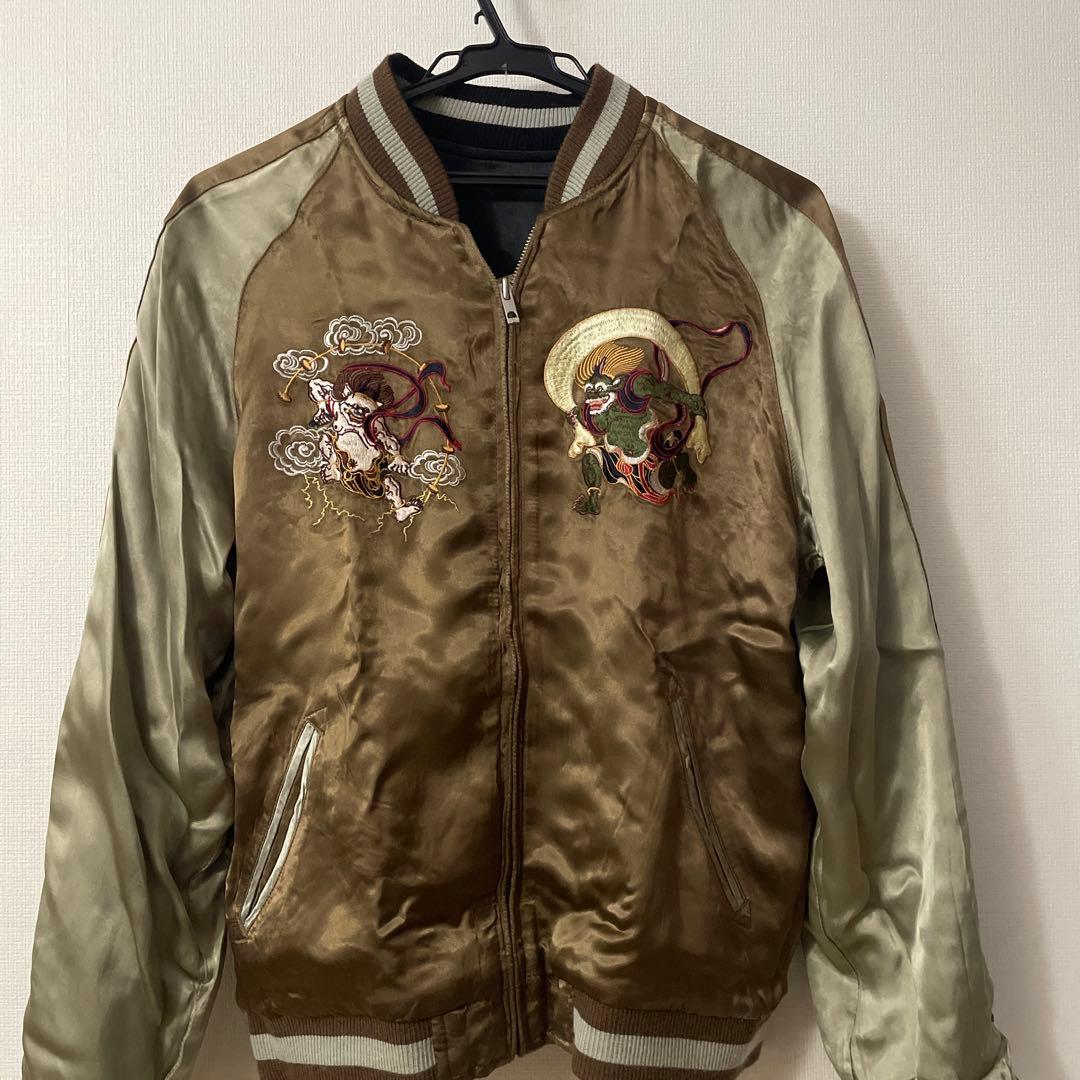 satori 風神雷神　リバーシブルスカジャンsize M