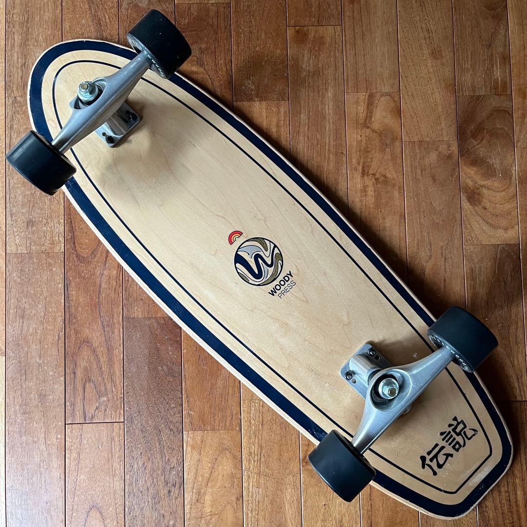 年末最終❤️WOODY PRESSスケートボード コンプリートサーフスケート