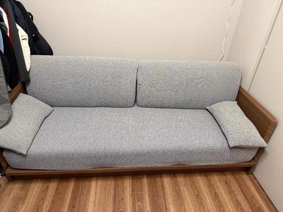 ニトリ 3way ソファベッド ミドルブラウン203CM