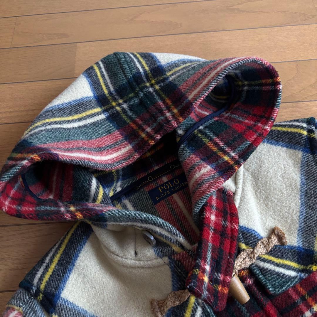 POLO RALPH LAUREN ダッフルコート タータンチェック ショート丈