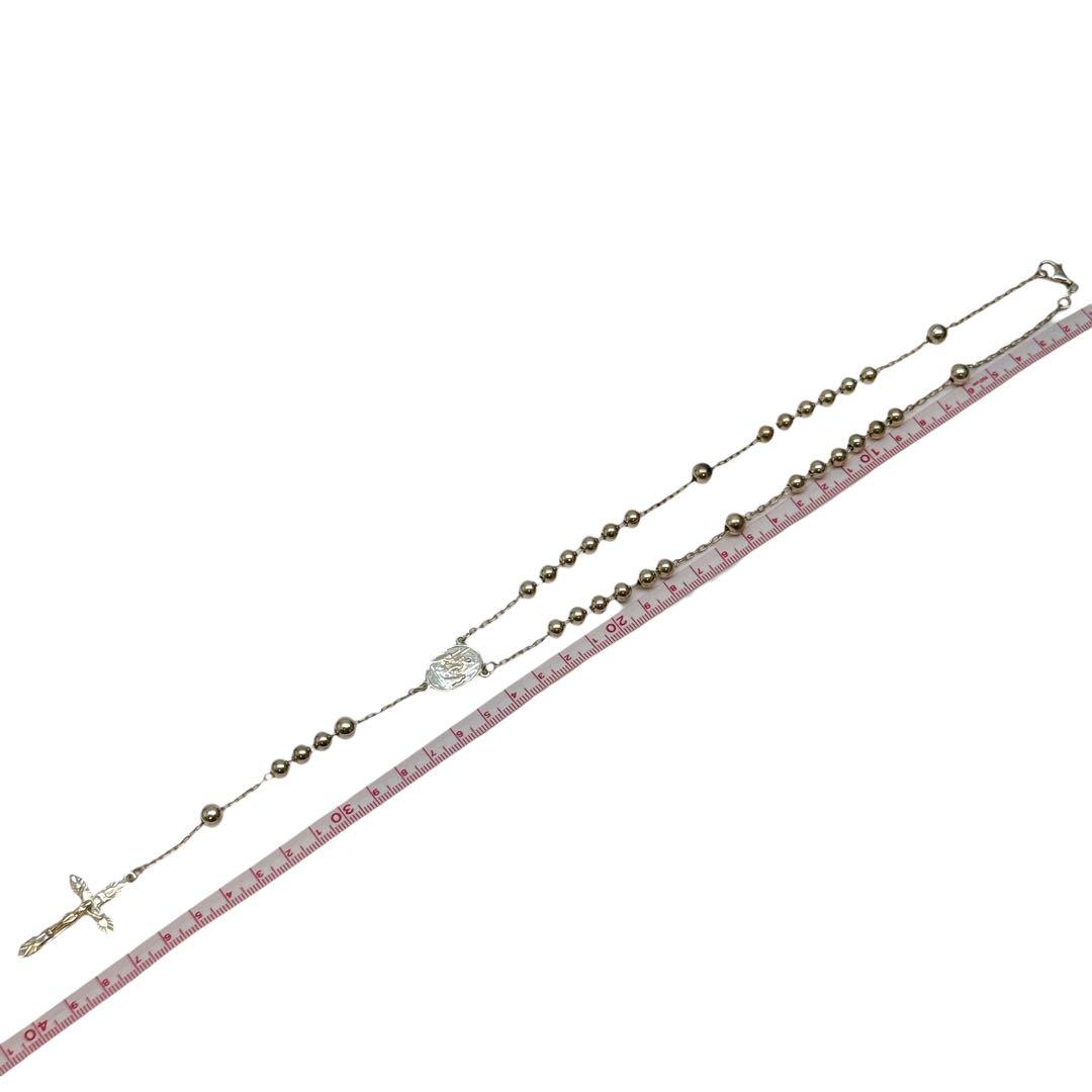 極美品✨ドルチェ&ガッバーナ ロザリオ シルバー ネックレス