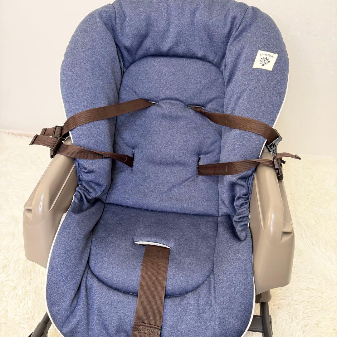 極美品 Combi ネムリラ ハイローチェア 手動 Simplight