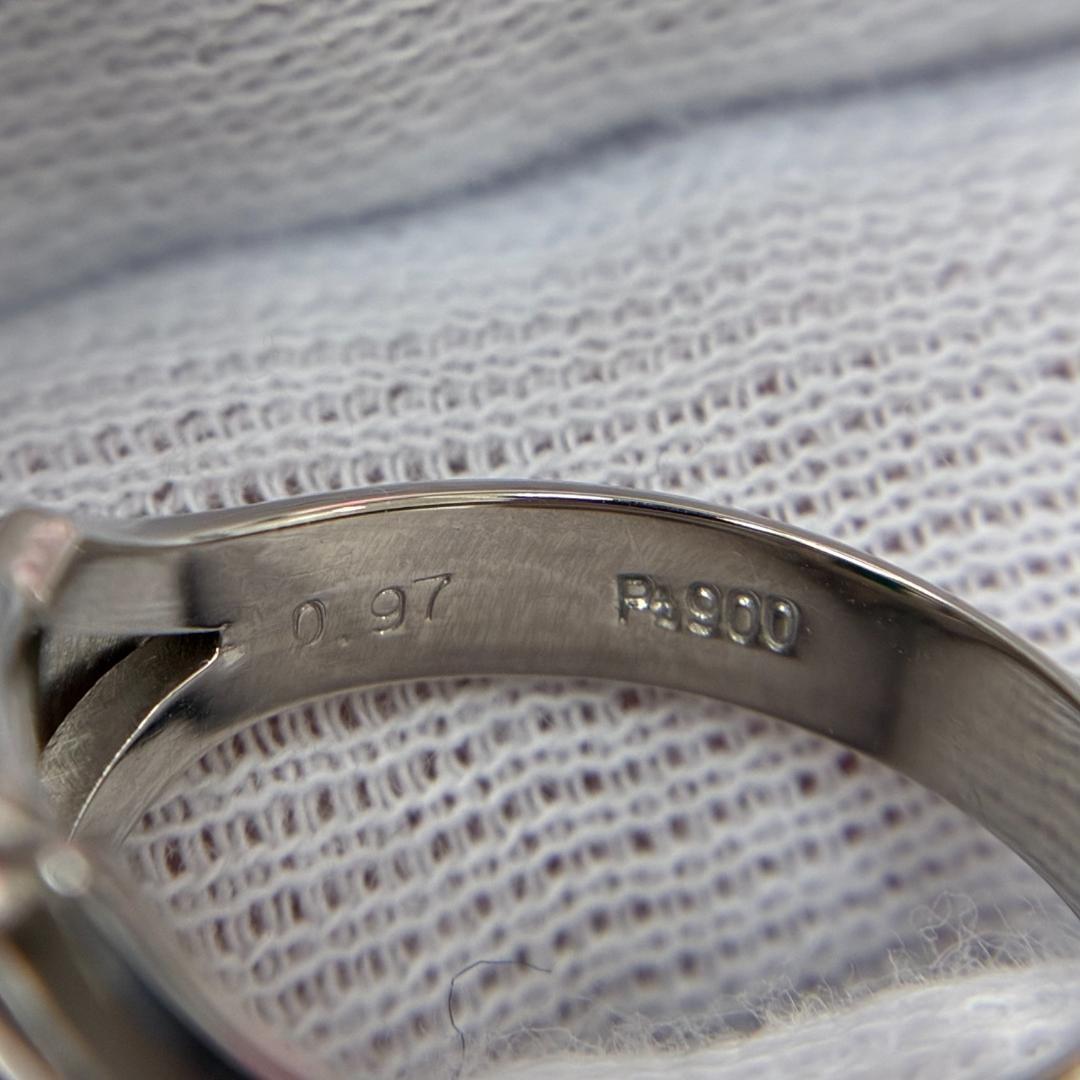 Pt900 エメラルド1.74ct ダイヤ リング 鑑別書付 #11