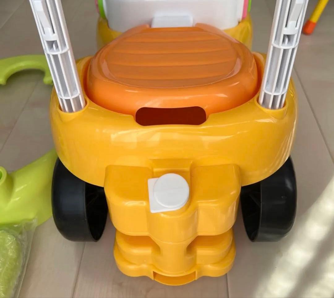 アンパンマン よくばりビジーカーDX　押し棒+ガード付き 一部新品