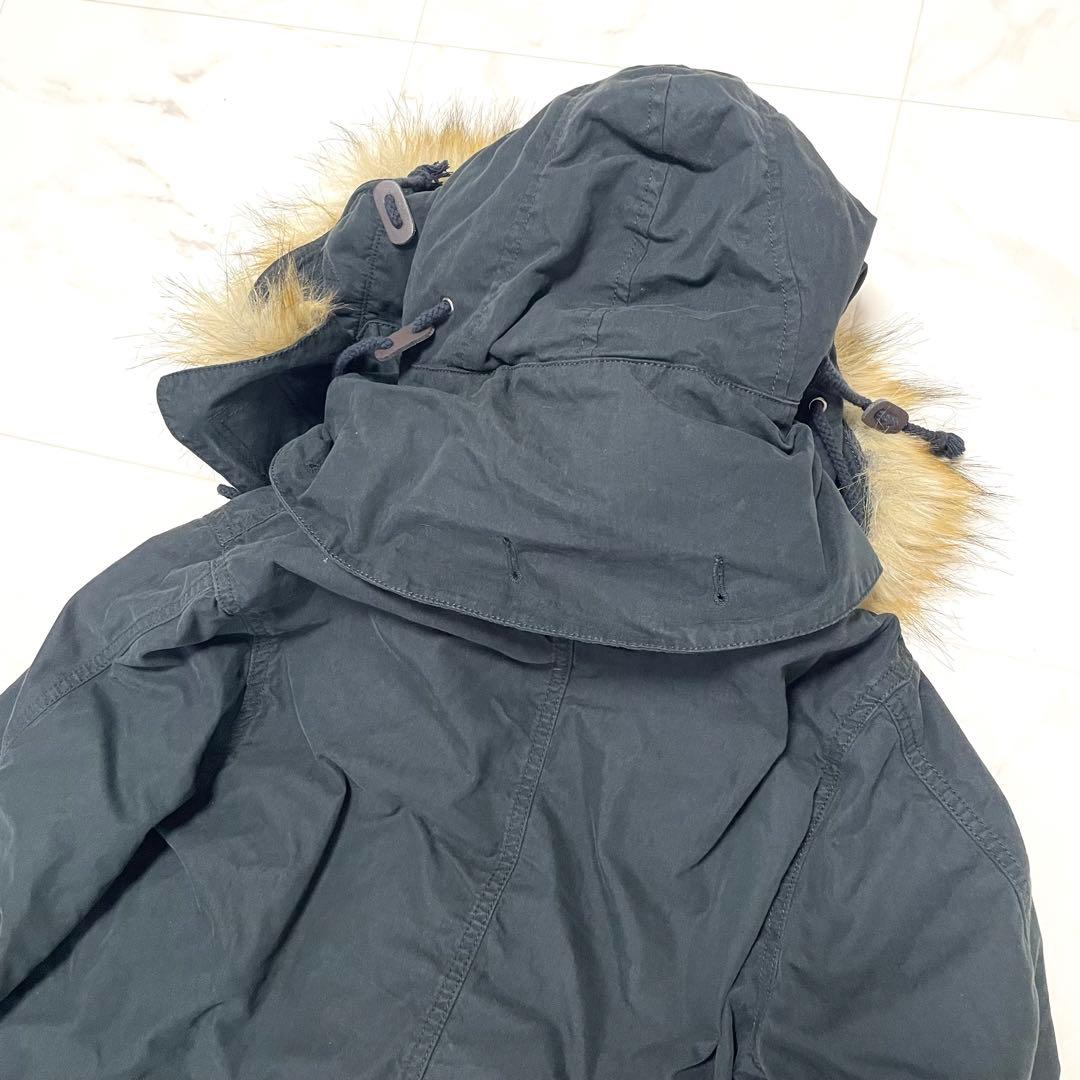 未使用 アヴィレックス×earth モッズコート ライナー ファー ワッペン M