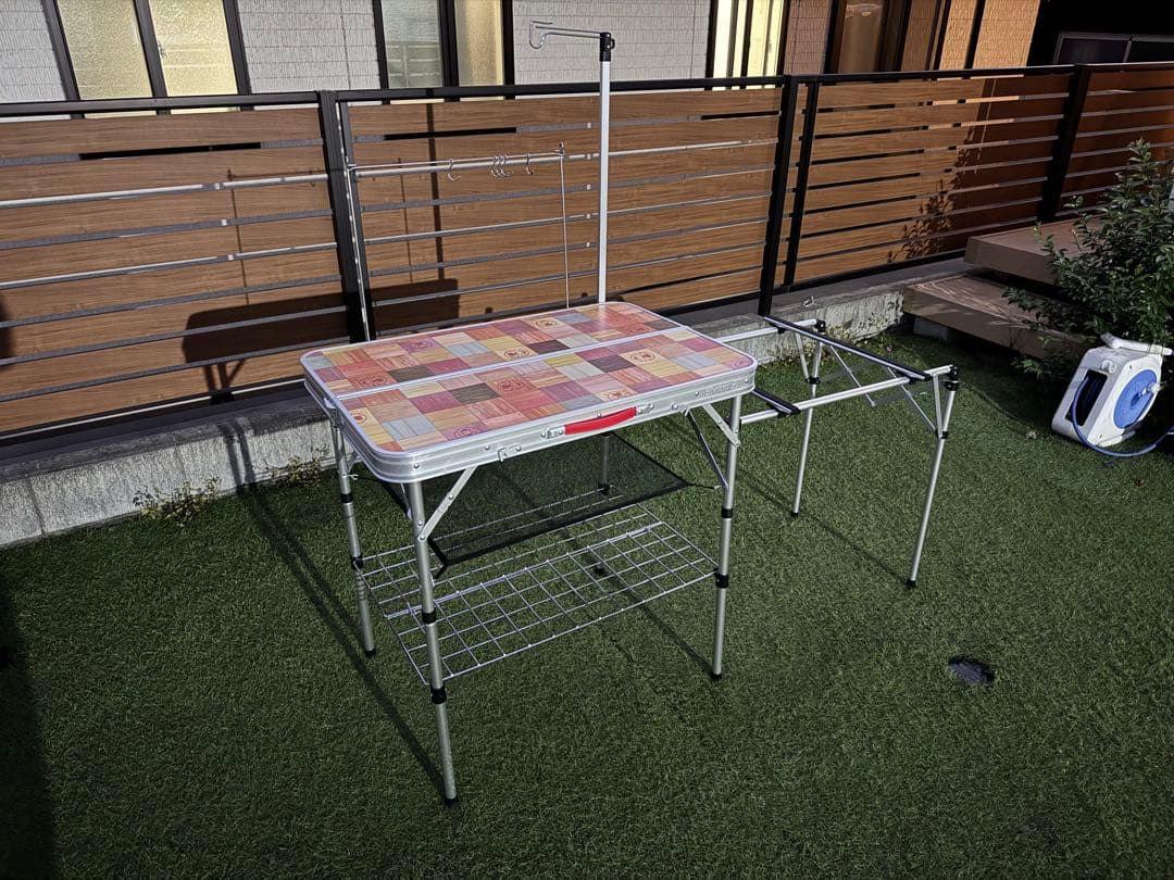 コールマン アウトドアテーブル2点セット ナチュラルモザイク