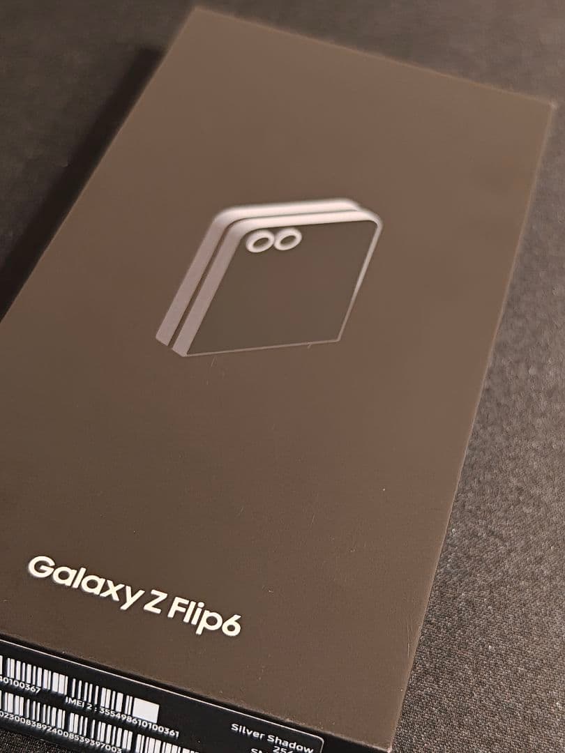 Galaxy Z Flip6 256GB シルバーシャドウ【国内版】